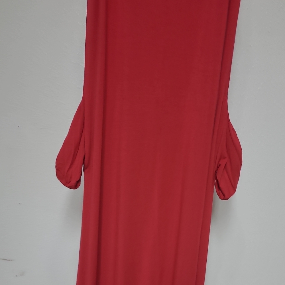 SkiVYs FeMME Goddess Gown Chic Red Maxi Dress - Picture 5 of 5